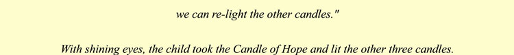 The Four Candles